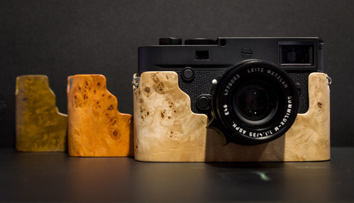 Partridge Holz Case für Leica M10 - Fichtenholz dunkel