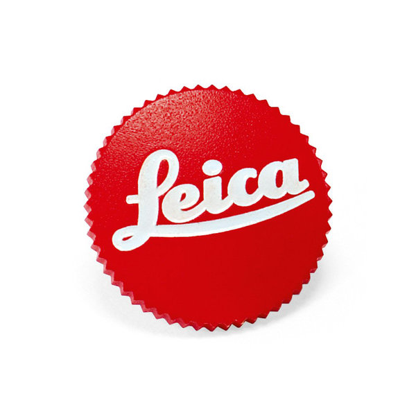 Leica Soft Release Button - 12mm - 'Leica' - Rot