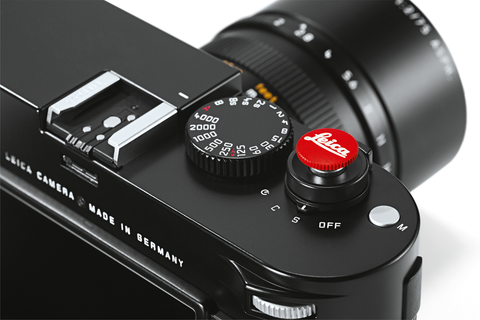 Leica Soft Release Button - 12mm - Schwarz 'M'