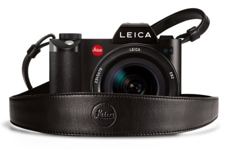 Leica Leder-Tragriemen mit breitem Schulterteil - Schwarz