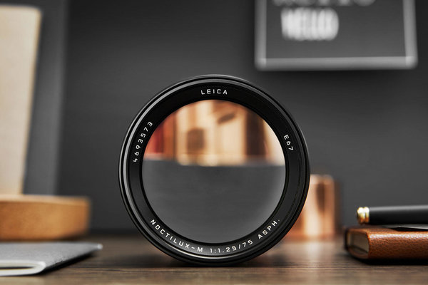 Leica Noctilux-M F1.25/75mm ASPH. - Schwarz Eloxiert