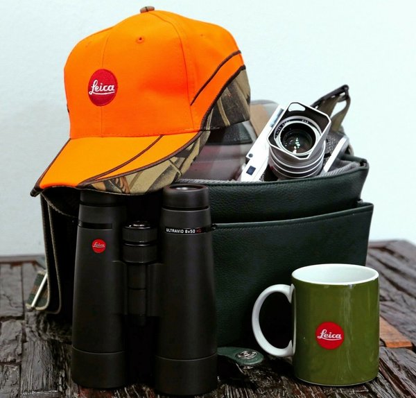 Leica Base Cap Hut Kappe Hunter Jäger Sportoptik orange
