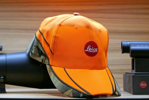 Leica Base Cap Hut Kappe Hunter Jäger Sportoptik orange