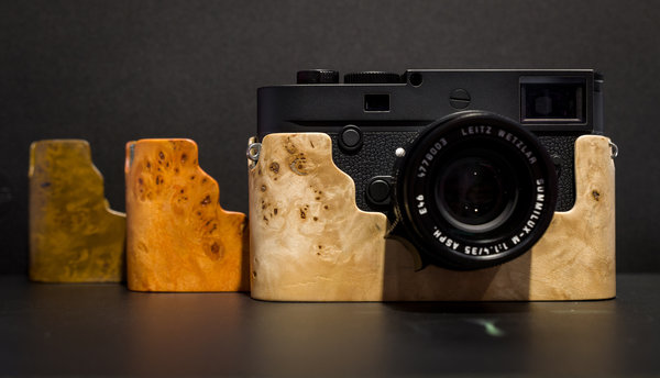 Partridge Holz Case für Leica M10 - Fichtenholz natur